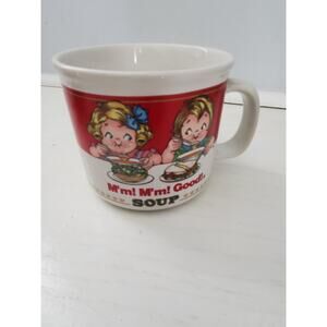 Campbell's Soup Mm Mm Good Soup 14oz Cup‎ Bowl Coffee Mug Vintage 1993